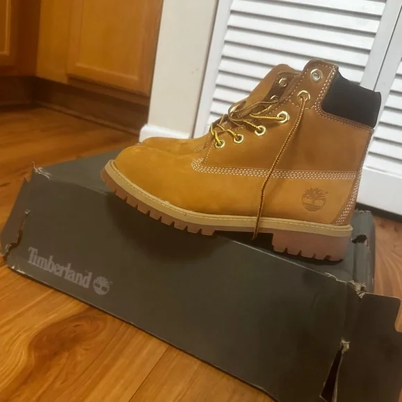 Timberland Boys Classic Wheat Boots - Picture 6 of 6